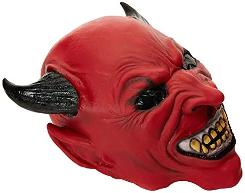Rubie's Hallowen Devil Overhead Latex Mask Party Supplies, As Shown, One Size US 4 Rubie's Hallowen Devil Overhead Latex Mask Party Supplies, As Shown, One Size US - Image 2