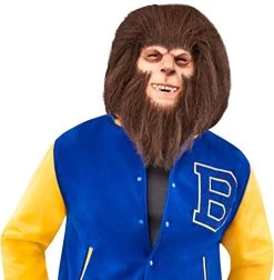 Rubie's Men's Teen Wolf 1985 Overhead Latex Mask, As Shown, One Size