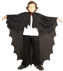 Rubie's Costume Co Vampire Cape Child Costume, Black, One Size