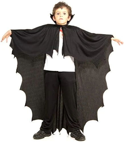 Rubie's Costume Co Vampire Cape Child Costume, Black, One Size 5 Rubie's Costume Co Vampire Cape Child Costume, Black, One Size - Image 3
