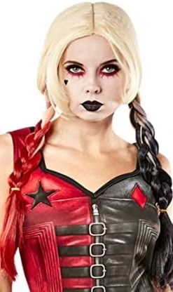 Rubie's DC Comics Suicide Squad 2 Harley Quinn Wig, As Shown, One Size -Forum Novelties Shop 41Xa5j1ce5L. AC
