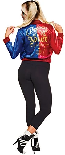 Rubie's Official DC Comics Suicide Squad, Harley Quinn Joker Ladie's Costume Kit, Womens Super Villain Fancy Dress 6 Rubie's Official DC Comics Suicide Squad, Harley Quinn Joker Ladie's Costume Kit, Womens Super Villain Fancy Dress - Image 4