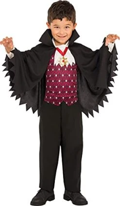 Rubies Costume Child's Little Vampire Costume, Multicolor, Large