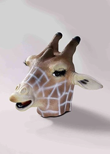 Forum Novelties Deluxe Latex Animal Mask, Giraffe 4 Forum Novelties Deluxe Latex Animal Mask, Giraffe - Image 2