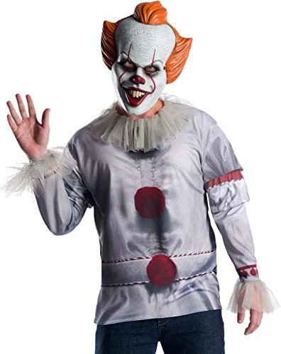 Rubie's Men's Pennywise Adult Costume Top Adult Costume 3 Rubie's Men's Pennywise Adult Costume Top Adult Costume