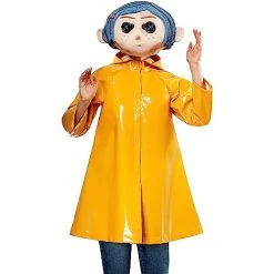Rubie's Adult Coraline Doll Deluxe Overhead Latex Mask, As Shown, One Size 8 Rubie's Adult Coraline Doll Deluxe Overhead Latex Mask, As Shown, One Size -Forum Novelties Shop 41dCoa3j1ZL