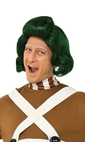 Rubie's Costume Co. Men's Willy Wonka & The Chocolate Factory Oompa Loompa Wig 4 Rubie's Costume Co. Men's Willy Wonka & The Chocolate Factory Oompa Loompa Wig - Image 2
