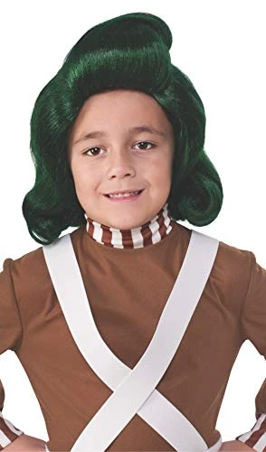Rubie's Official Willy Wonka And The Chocolate Factory Oompa Loompa Wig Child's Fancy Dress Accessory (One Size) 3 Rubie's Official Willy Wonka And The Chocolate Factory Oompa Loompa Wig Child's Fancy Dress Accessory (One Size)