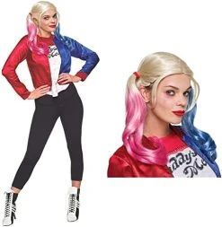 Rubie's Official DC Comics Suicide Squad, Harley Quinn Joker Ladie's Costume Kit, Womens Super Villain Fancy Dress 17 Rubie's Official DC Comics Suicide Squad, Harley Quinn Joker Ladie's Costume Kit, Womens Super Villain Fancy Dress -Forum Novelties Shop 41iE6kzNRiL. AC
