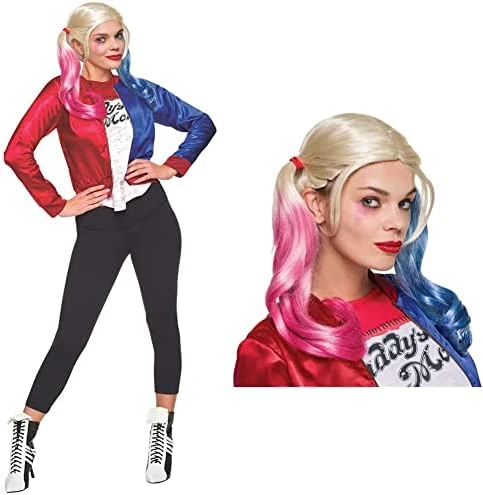 Rubie's Official DC Comics Suicide Squad, Harley Quinn Joker Ladie's Costume Kit, Womens Super Villain Fancy Dress 9 Rubie's Official DC Comics Suicide Squad, Harley Quinn Joker Ladie's Costume Kit, Womens Super Villain Fancy Dress - Image 7