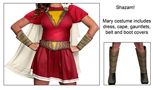 Rubie's Women's Shazam Women's Deluxe Mary Costume 4 Rubie's Women's Shazam Women's Deluxe Mary Costume - Image 2