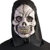 Forum Novelties Men's Standard Mask-Promo Hooded Bones, Gray, Standard -Forum Novelties Shop 41kg73fsvZL