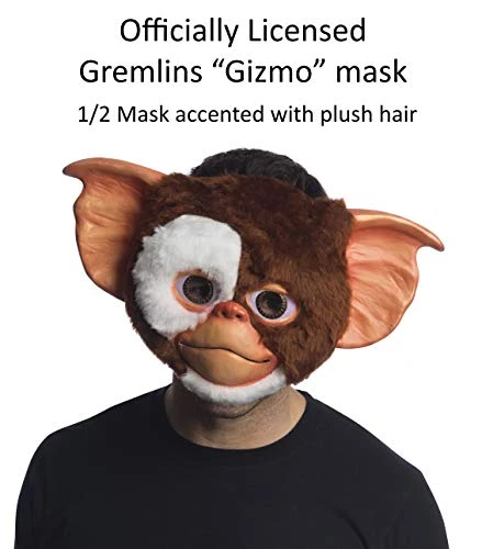 Rubie's Men's Gremlins: Secrets Of The Mogwai Mask With Plush Hair, Gizmo, As Shown, One Size 4 Rubie's Men's Gremlins: Secrets Of The Mogwai Mask With Plush Hair, Gizmo, As Shown, One Size - Image 2