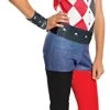 Rubie's Official DC Super Hero Girl's Harley Quinn Costume, Kids Super Villain Fancy Dress -Forum Novelties Shop 41ky5QVltVL