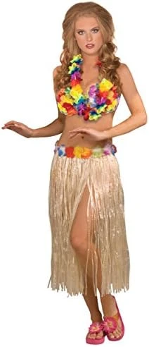 Forum Novelties Hawaiian Hula Girl Dancer 3-Piece Costume Kit Party Supplies, 18 X 7 X 2.5" 8 Forum Novelties Hawaiian Hula Girl Dancer 3-Piece Costume Kit Party Supplies, 18 X 7 X 2.5" - Image 6