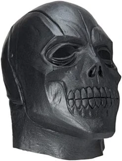 Rubie's Costume Men's Arkham City Adult Deluxe Overhead Latex Black Mask -Forum Novelties Shop 41lLGc54s3L. AC