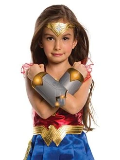 Rubie's Girl's DC Comics WW84 Wonder Woman Light Up Gauntlets, One Size