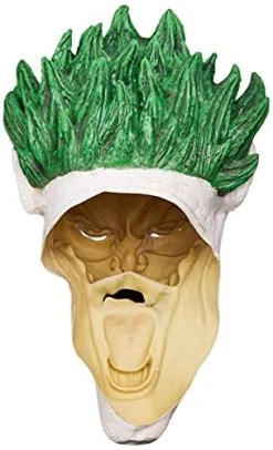 Rubies Adult DC Heroes And Villains Collection Deluxe Joker Costume Latex Mask, As Shown, One Size -Forum Novelties Shop 41mSPJsltcL
