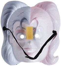 Rubie's Women's DC Comics Harley Quinn Mask, As Shown, One Size -Forum Novelties Shop 41nxprEVrEL