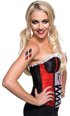 Rubie's Costume Co Women's Dc Superheroes Harley Quinn Glitter Tattoo 6 Rubie's Costume Co Women's Dc Superheroes Harley Quinn Glitter Tattoo -Forum Novelties Shop 41oKhgUemRL