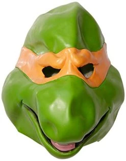 Nickelodeon Teenage Mutant Ninja Turtles Adult Michelangelo 3/4 Mask