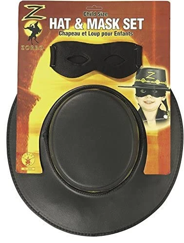 Rubie's Costume Children's Zorro Hat And Eye Mask Set 4 Rubie's Costume Children's Zorro Hat And Eye Mask Set - Image 2