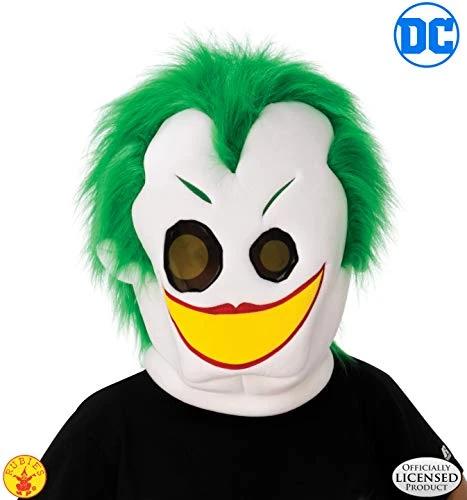 Rubie's DC Super Villains Joker Oversized Plush Mascot Mask, As Shown, One Size 4 Rubie's DC Super Villains Joker Oversized Plush Mascot Mask, As Shown, One Size - Image 2