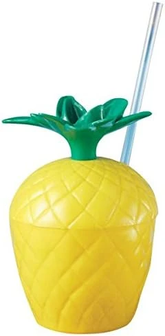 Forum Novelties Hawaiian Luau Party Tiki Bar Pineapple Cup 4 Forum Novelties Hawaiian Luau Party Tiki Bar Pineapple Cup - Image 2