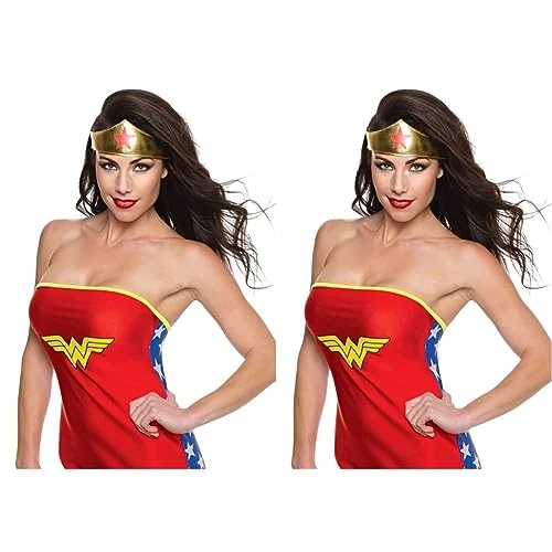 Rubie's Official Wonder Woman Tiara Fancy Dress Costume 3 Rubie's Official Wonder Woman Tiara Fancy Dress Costume