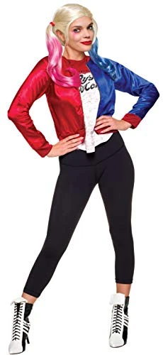 Rubie's Official DC Comics Suicide Squad Harley Quinn Teenager Costume, Girls Fancy Dress Halloween Villain Costume