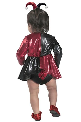 Princess Paradise Baby Girls' Harley Quinn Costume Dress And Diaper Cover Set 4 Princess Paradise Baby Girls' Harley Quinn Costume Dress And Diaper Cover Set - Image 2