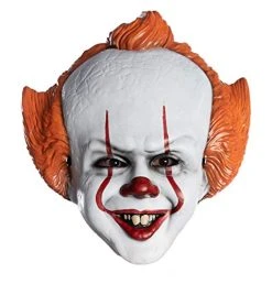 Rubie's IT Movie Chapter 2 Adult Pennywise Vacuform Mask Adult Costume