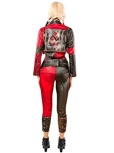 Rubie's Official Harley Quinn Ladies Jumpsuit Halloween Suicide Squad 2 Womens Villain Costume 4 Rubie's Official Harley Quinn Ladies Jumpsuit Halloween Suicide Squad 2 Womens Villain Costume - Image 2