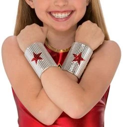 Rubie's Costume Wonder Woman Child's Gauntlets Costume Accessory -Forum Novelties Shop 41z8cDxyorL