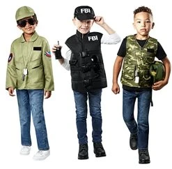 Forum Novelties Child's Tactical Hero Trunk Set (Soldier, Pilot, FBI), Small 12 Forum Novelties Child's Tactical Hero Trunk Set (Soldier, Pilot, FBI), Small -Forum Novelties Shop 510qYcFLNfL