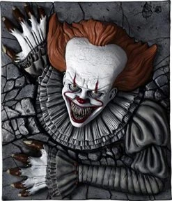 Rubie's Unisex Adult IT Movie Pennywise Breaker Decoration Wall D Cor, As Shown, 24 X 27-Inches US
