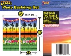 Rubie's Luau Party Photo Booth Backdrop -Forum Novelties Shop 512hLfruguL