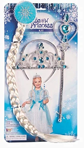 Forum Novelties Child's Snow Princess Accessory Set, As Shown, One Size 3 Forum Novelties Child's Snow Princess Accessory Set, As Shown, One Size