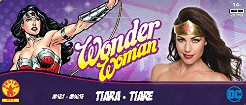 Rubie's Official Wonder Woman Tiara Fancy Dress Costume 4 Rubie's Official Wonder Woman Tiara Fancy Dress Costume - Image 2