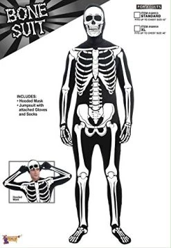 Forum Novelties Men's Skeleton Man Bone Skin Suit Adult Costume -Forum Novelties Shop 515cBChMrTL