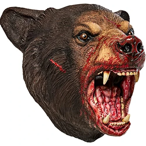 Rubie's Adult Cocoa Black Bear Deluxe Overhead Latex Mask, As Shown 3 Rubie's Adult Cocoa Black Bear Deluxe Overhead Latex Mask, As Shown