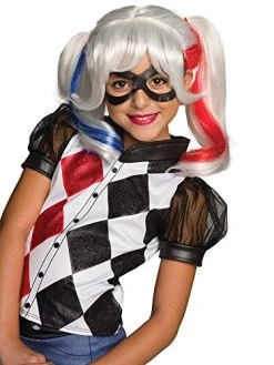 Rubie's Costume Girls DC Super Hero Harley Quinn Wig , White -Forum Novelties Shop 51AzLl3wNL