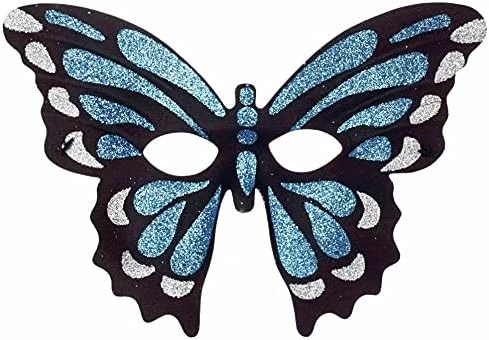 Forum Mardi Gras Masquerade Costume Half Mask Glitter Butterfly 5 Forum Mardi Gras Masquerade Costume Half Mask Glitter Butterfly - Image 3