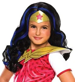 Rubie's Girl's DC Comics WW84 Wonder Woman Costume Wig, One Size (201652) -Forum Novelties Shop 51DBWp6HiL
