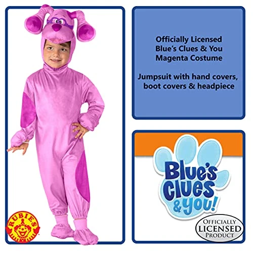Rubie's Baby/Toddler Blue's Clues And You Magenta Costume 5 Rubie's Baby/Toddler Blue's Clues And You Magenta Costume - Image 3