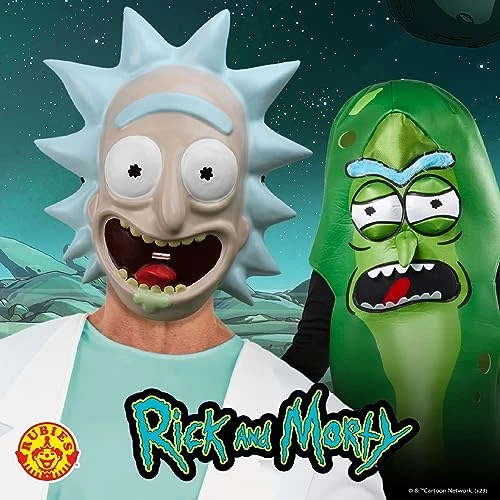 Rubie's Men's Rick And Morty Rick Plastic Mask, As Shown, One Size 6 Rubie's Men's Rick And Morty Rick Plastic Mask, As Shown, One Size - Image 4