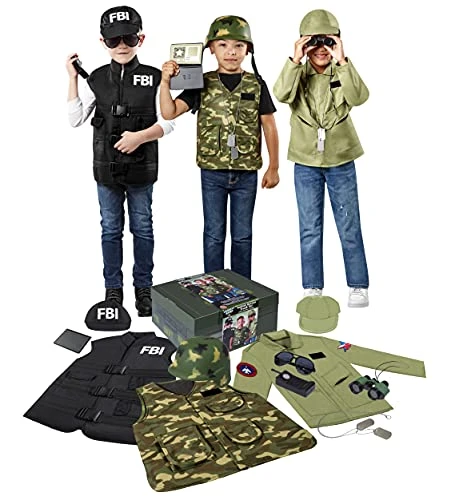 Forum Novelties Child's Tactical Hero Trunk Set (Soldier, Pilot, FBI), Small 3 Forum Novelties Child's Tactical Hero Trunk Set (Soldier, Pilot, FBI), Small