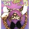Forum Novelties Animal Costume Set Leopard Nose Tail With Sound Effects
