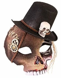 Forum Novelties Voodoo Skull Mask With Hat