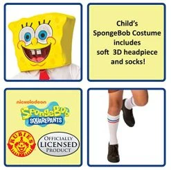 Rubie's Boy's Nickelodeon Classic Spongebob Costume -Forum Novelties Shop 51NkKqKgLoL